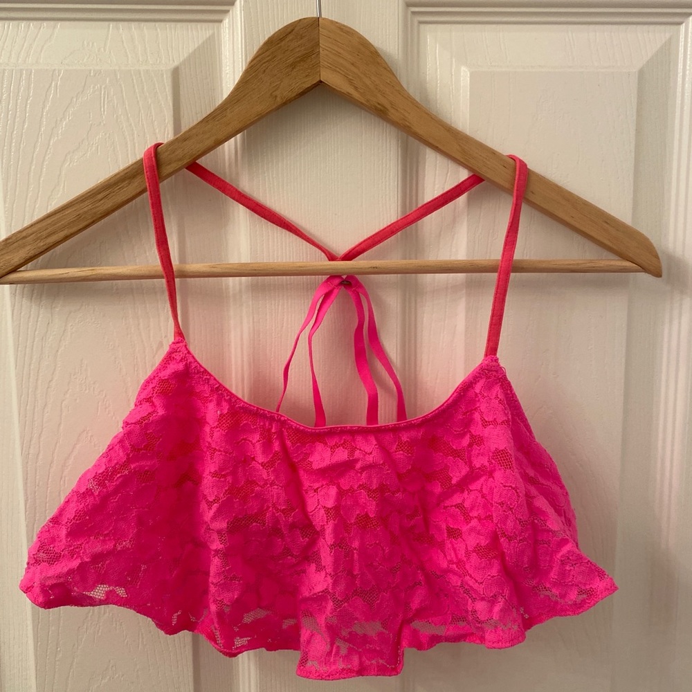 gilly hicks hot pink bralette